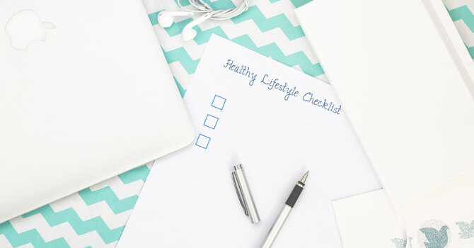Your Checklist For Getting Healthier in 2018 image