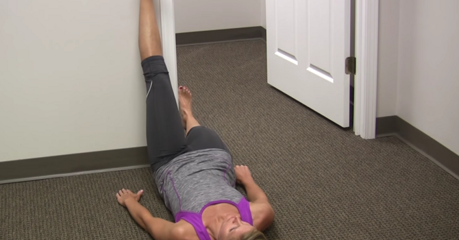 Hamstring Doorway Stretch image